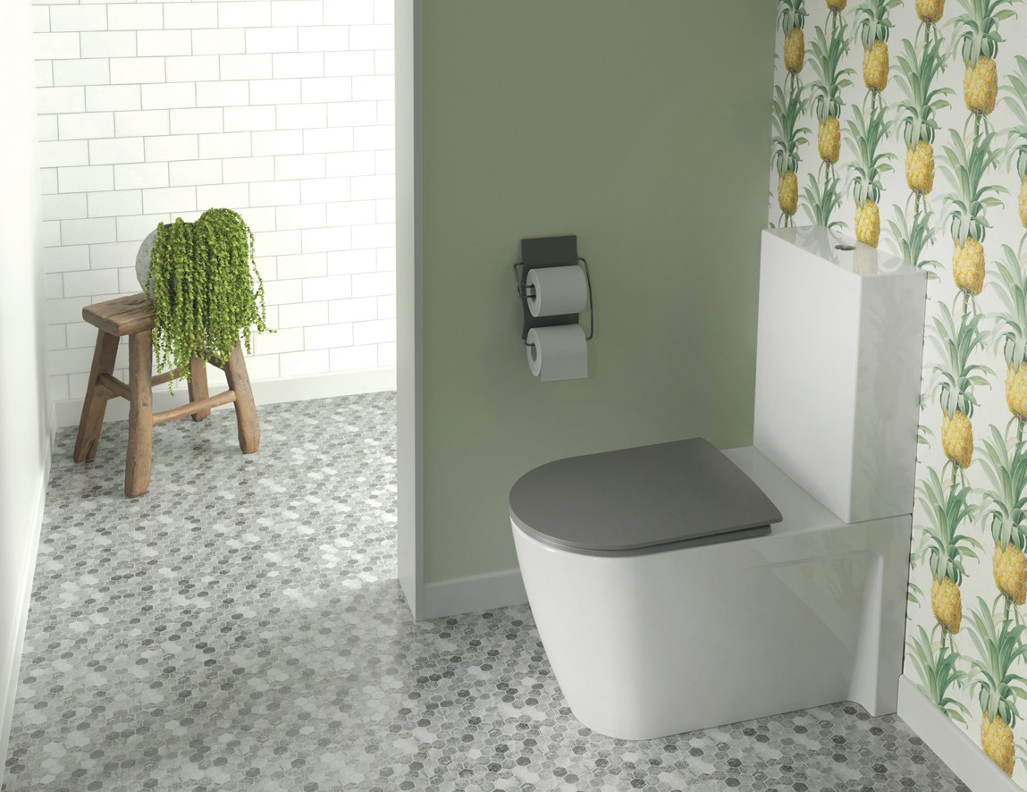 Abattant WC WOOD SLIM Noir Mat - Olfa - Olfa, expert en toilettes