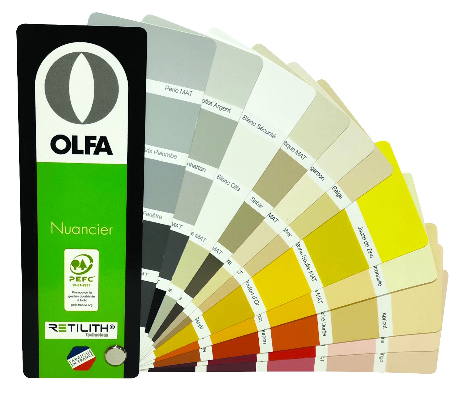 Nuancier 120 couleurs