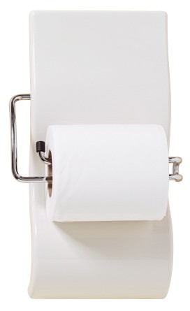 Porte-papier blanc