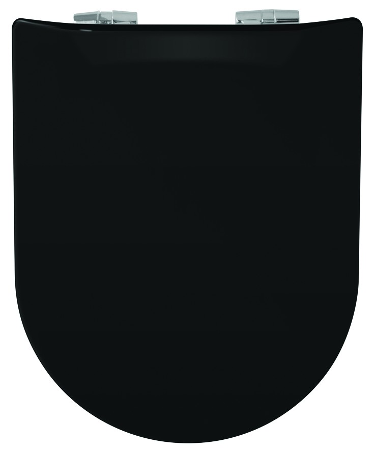 Abattant WC WOOD SLIM Noir Mat - Olfa - Olfa, expert en toilettes