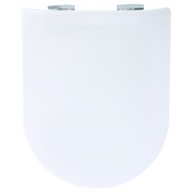 WOOD SLIM Soft white à descente assistée et déclipsables