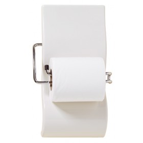 Porte-papier blanc