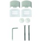 Kit de fixations Tradition ou Europe - capots chromés