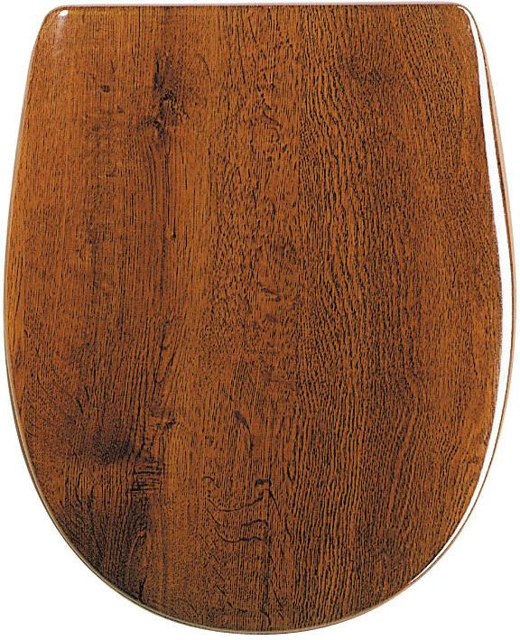 Abattant double de WC CARAIBES en bois - Herbeau